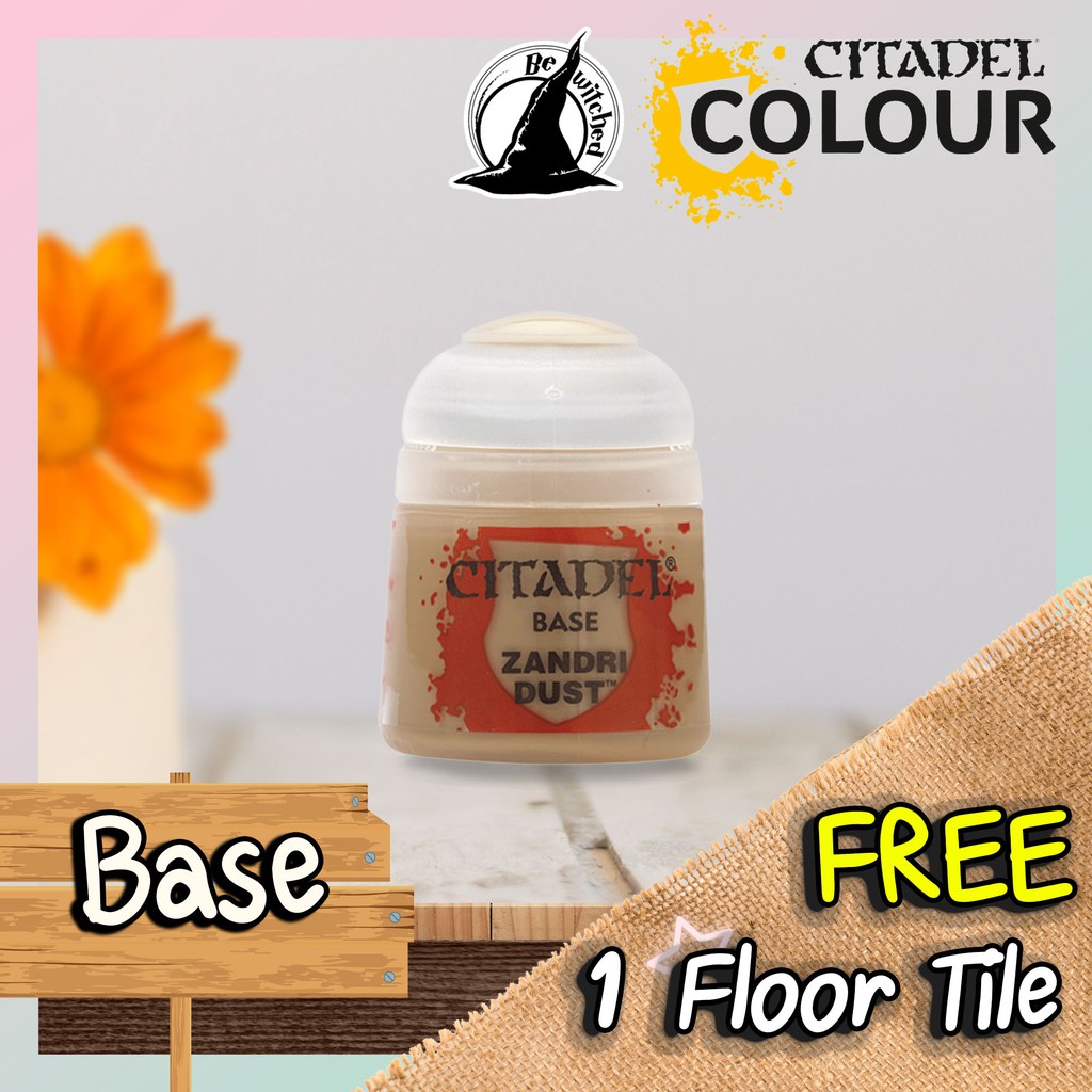 (Base) ZANDRI DUST Citadel Paint แถมฟรี 1 Floor Tile Shopee Thailand