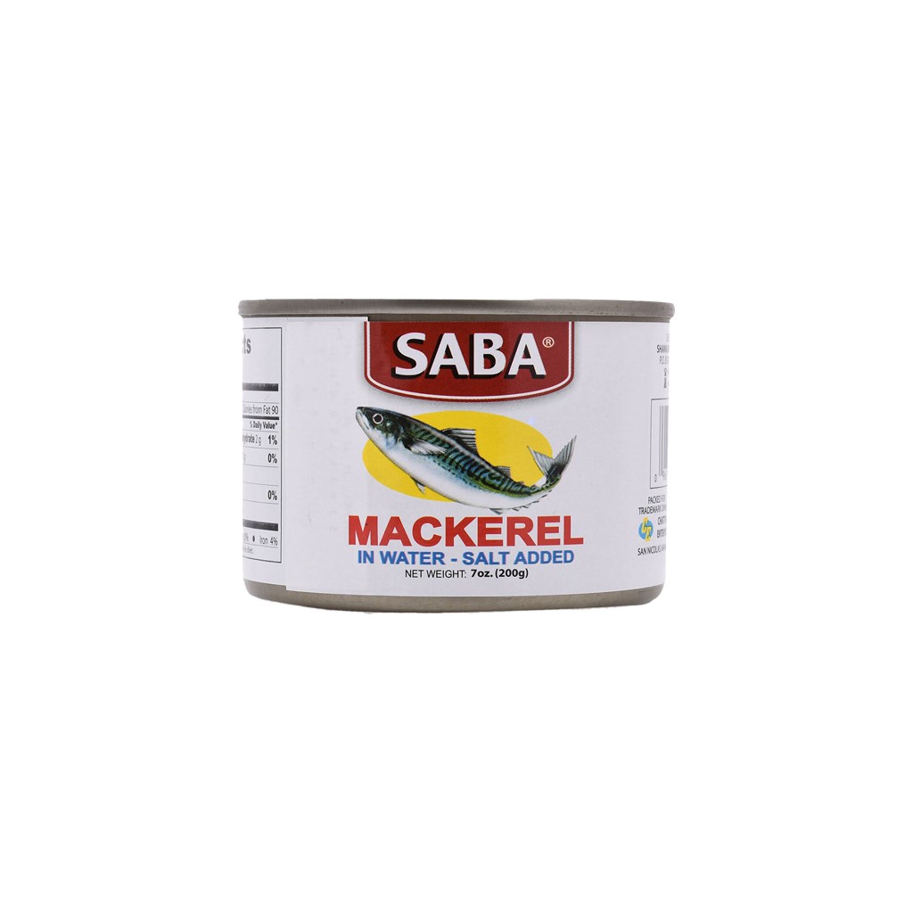 SABA MACKEREL IN NATURAL OIL 200g Shopee Thailand