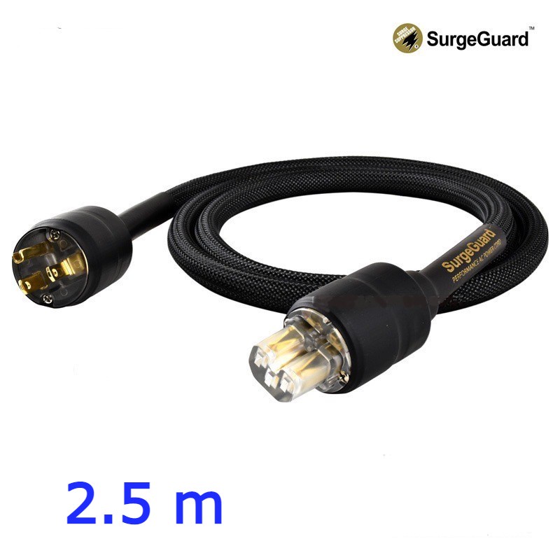 SurgeGuard AC Power Cord (Audio Grade) IEC Type Cyro 24K 1.8m. Shopee