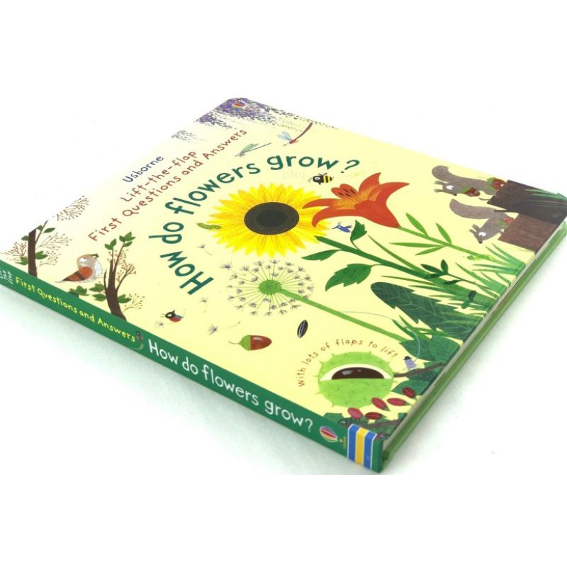 Usborne Lift the flap First How do flowers grow หนังสือภาษาอังกฤษสำหรับ