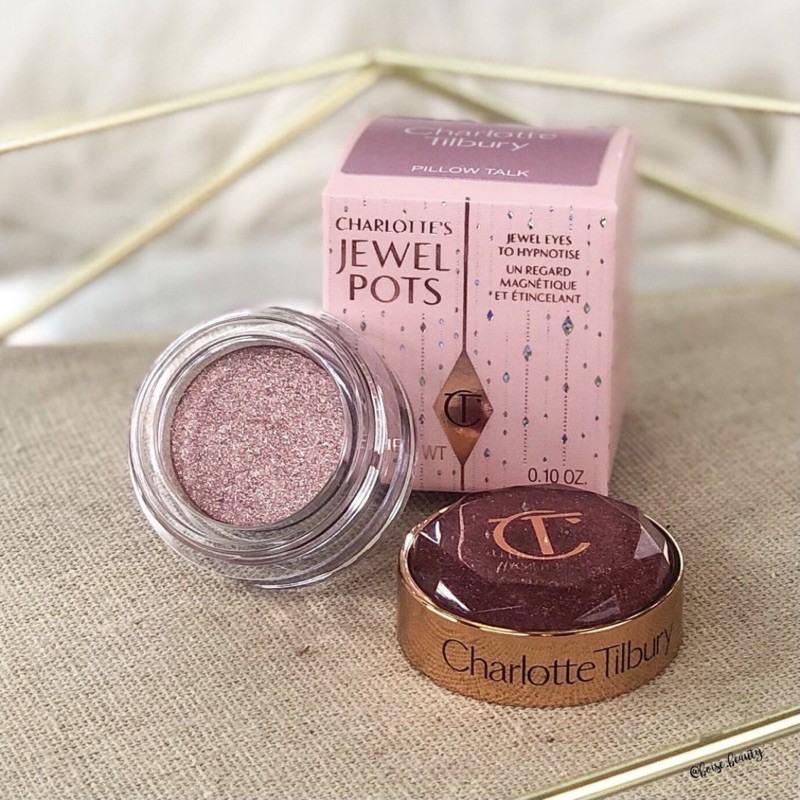 พร้อมส่ง ของแท้ Charlotte tilbury jewel pot สี pillow talk Shopee