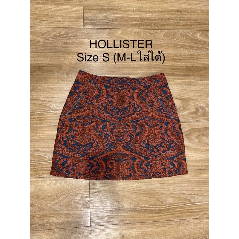 HOLLISTER skirt size S (MLใส่ได้) Shopee Thailand