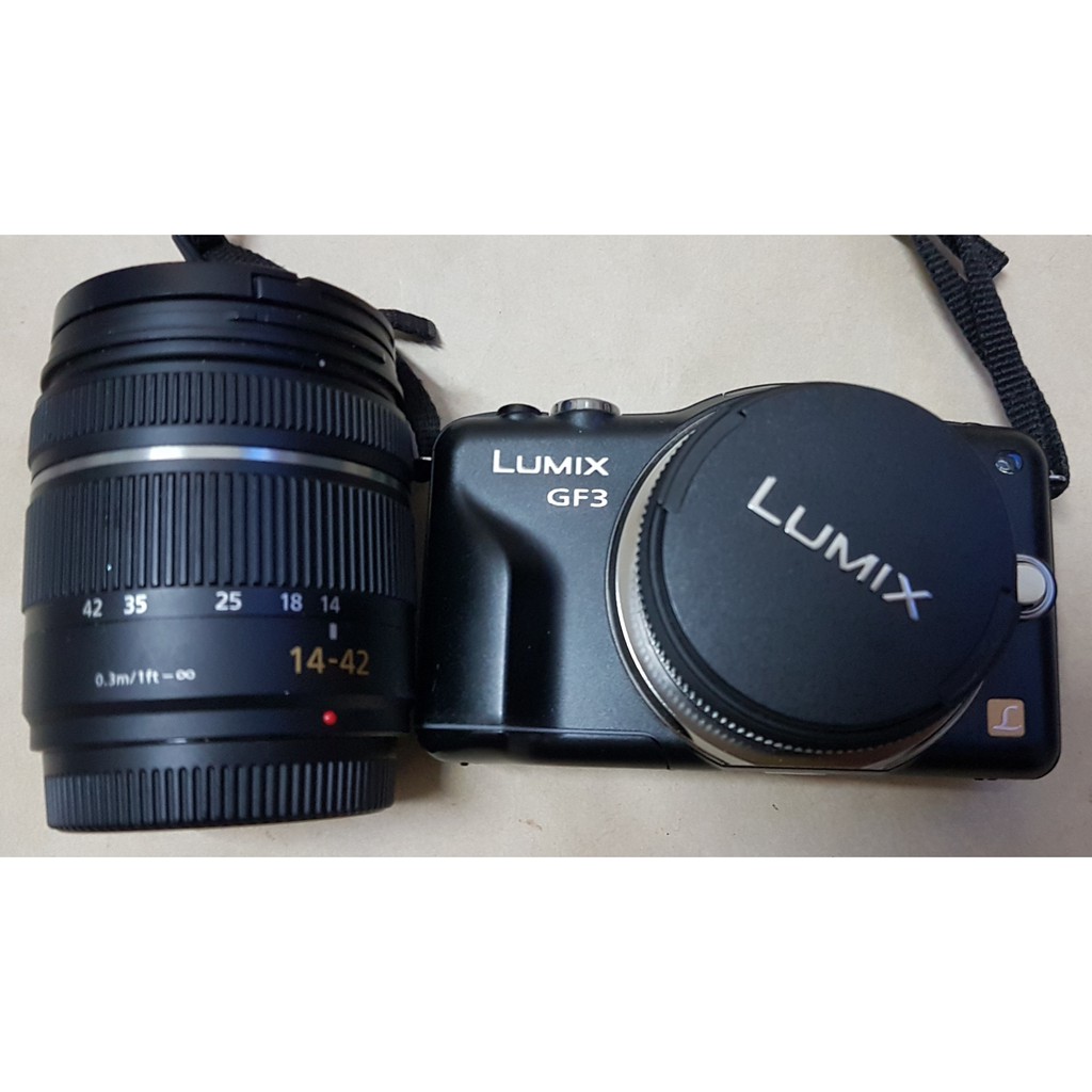 กล้อง Panasonic LUMIX DMCGF3 พร้อม Lens kit 1442mm และ Lens 14mm/2.5f