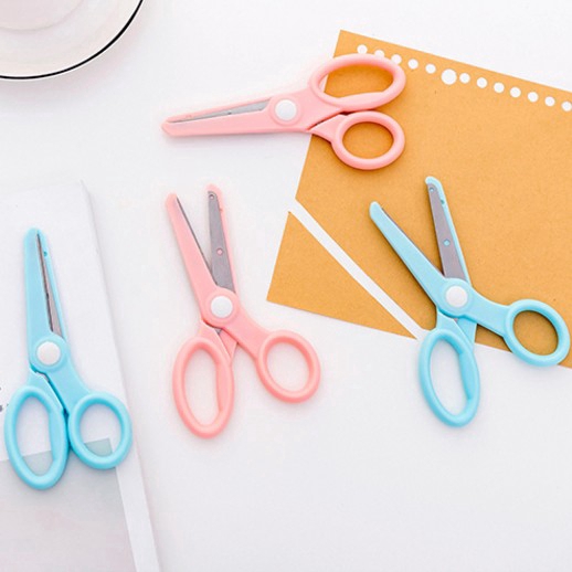 Safe Children's Creative Shears DIY Candy Colors Scissors Shopee Thailand