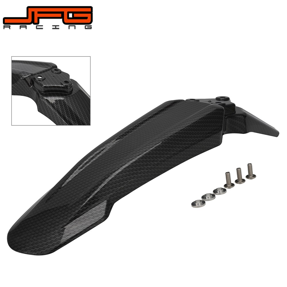 JFG Racing Motorcycle Plastic Parts Imitation Carbon Fiber Front Fender