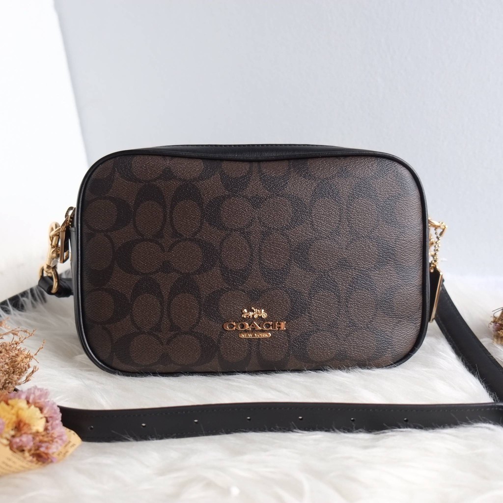 Coach F68168 Jes crossbody สะพายข้าง 2 ซิปใบใหญ่ Shopee Thailand
