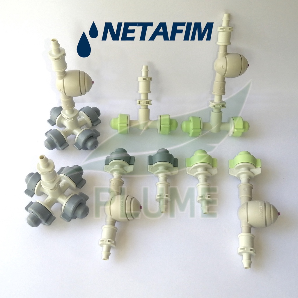 Netafim เนต้าฟิม หัวพ่นหมอกและวาล์วกันน้ำหยด ( Fogger & antidrain