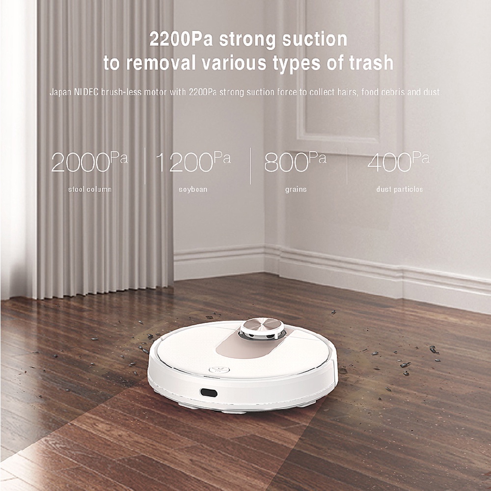 Viomi Robot Vacuum Cleaner SE หุ่นยนต์ดูดฝุ่นถูพื้นอัจฉริยะ Shopee