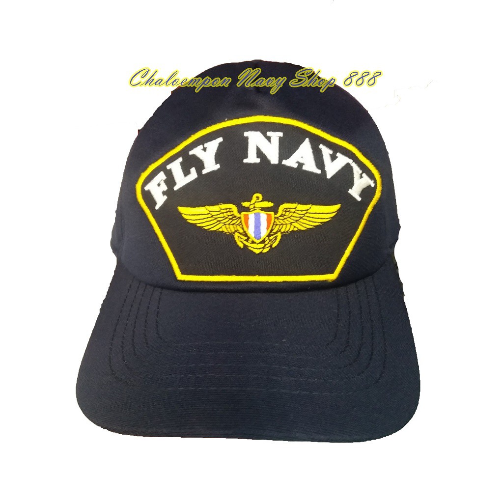 หมวกแก๊ป FLY NAVY (นักบิน) Shopee Thailand