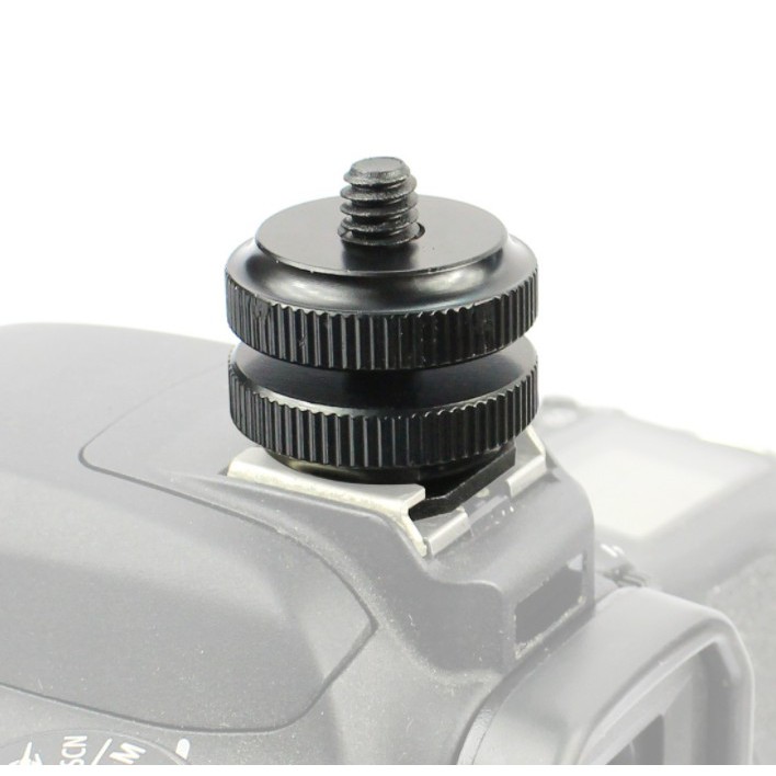 Revo Hot Shoe to 1/4" ตัวเสียบช่องแฟลช ตัวเสียบHot Shoe Shopee Thailand