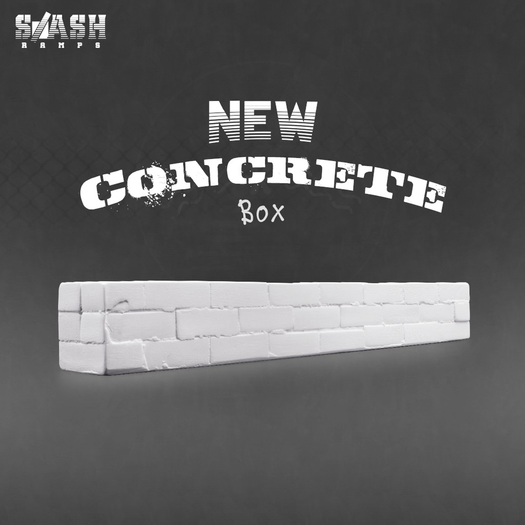 Slashramps® Fingerboard Ramps "SR Low Brick Box" Shopee Thailand