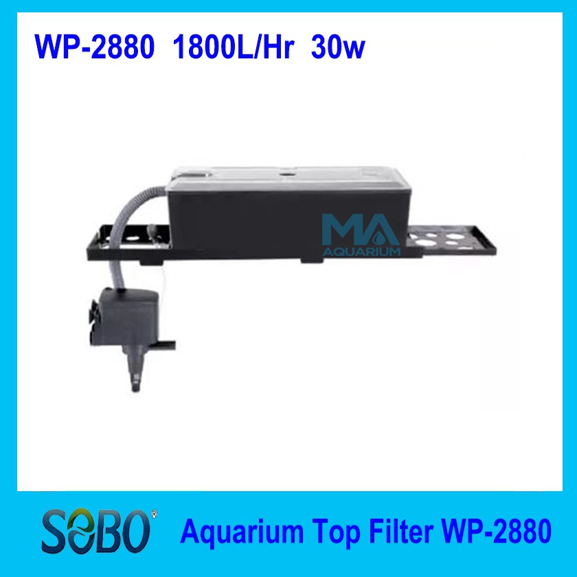 กรองบน SOBO Top Filter WP2880F สำหรับตู้ปลา (1880 L/Hr 30w) Top Filter Shopee Thailand
