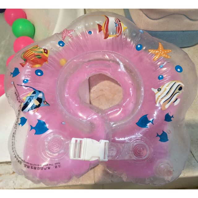[ลด 80บ. โค้ด ENTH119]ห่วงยางลอยคอ Neck Floaties for babies Shopee
