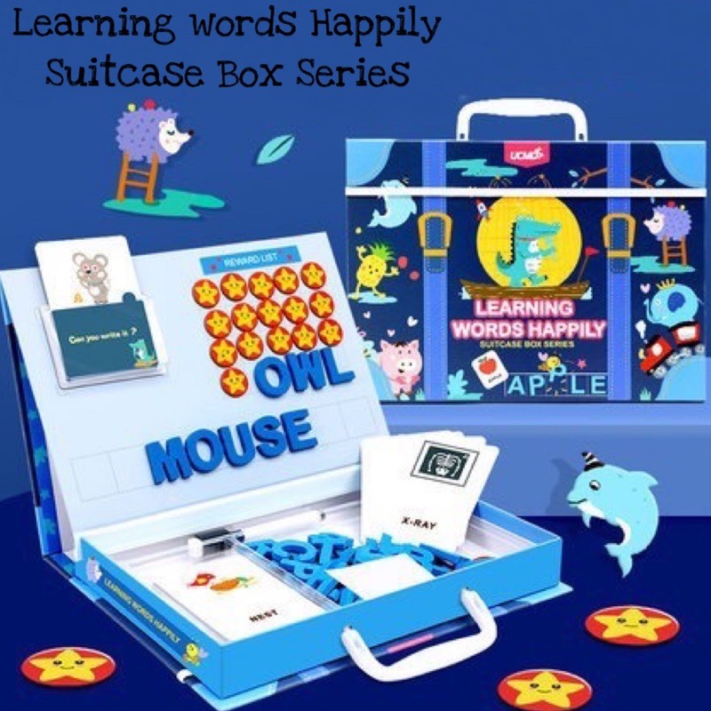 Learning Words Happily Suitcase Box Series กระเป๋าเรียนรู้คำศัพท์ต่างๆ