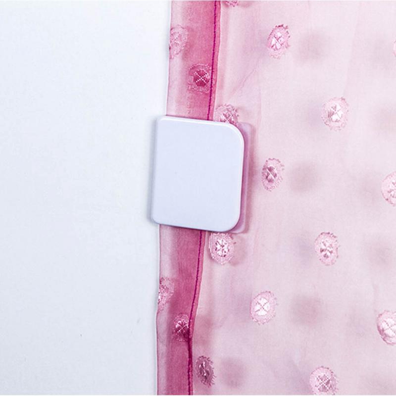 2pcs/set Bathroom Shower Curtain Clip Anti Splash Spill Stop Water