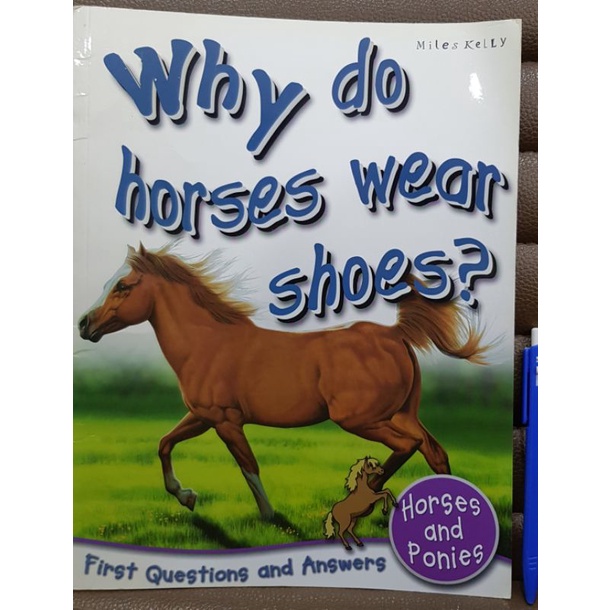 Why do horses wear shoes? first questions and answers Shopee Thailand
