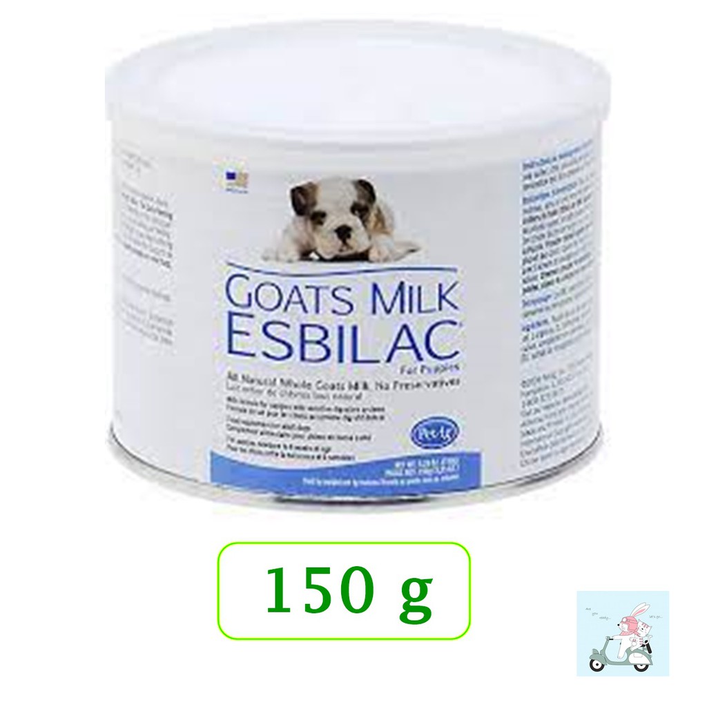 EXP10/09/2023 Goat’s milk Esbilac powder นมแพะสำหรับลูกสุนัข 150 g. Shopee Thailand