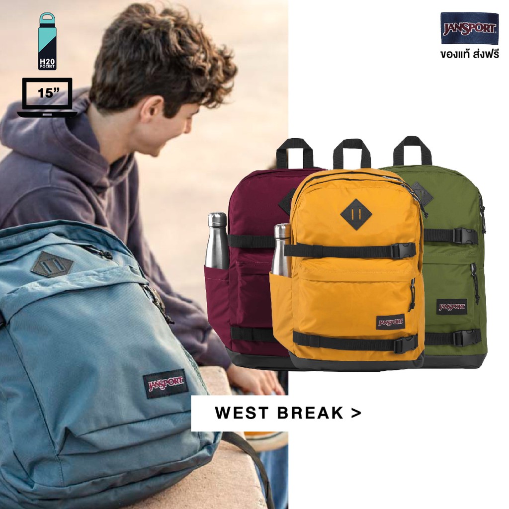 JanSport รุ่น WEST BREAK BLACK F20 JS0A47KX008 Bags