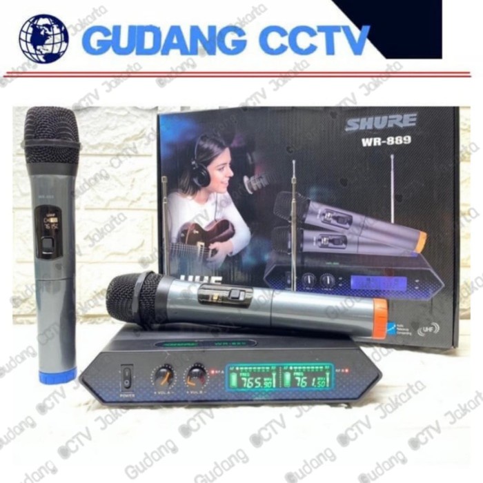 SHURE ไมโครโฟนไร้สาย WR889 WR 889 Hold WR 879 Shopee Thailand