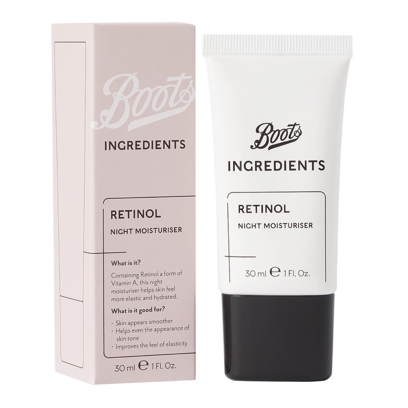 Boots Ingredient Retinol serum เพิ่มความยืดหยุ่นผิว (Retinol/Vitamin C