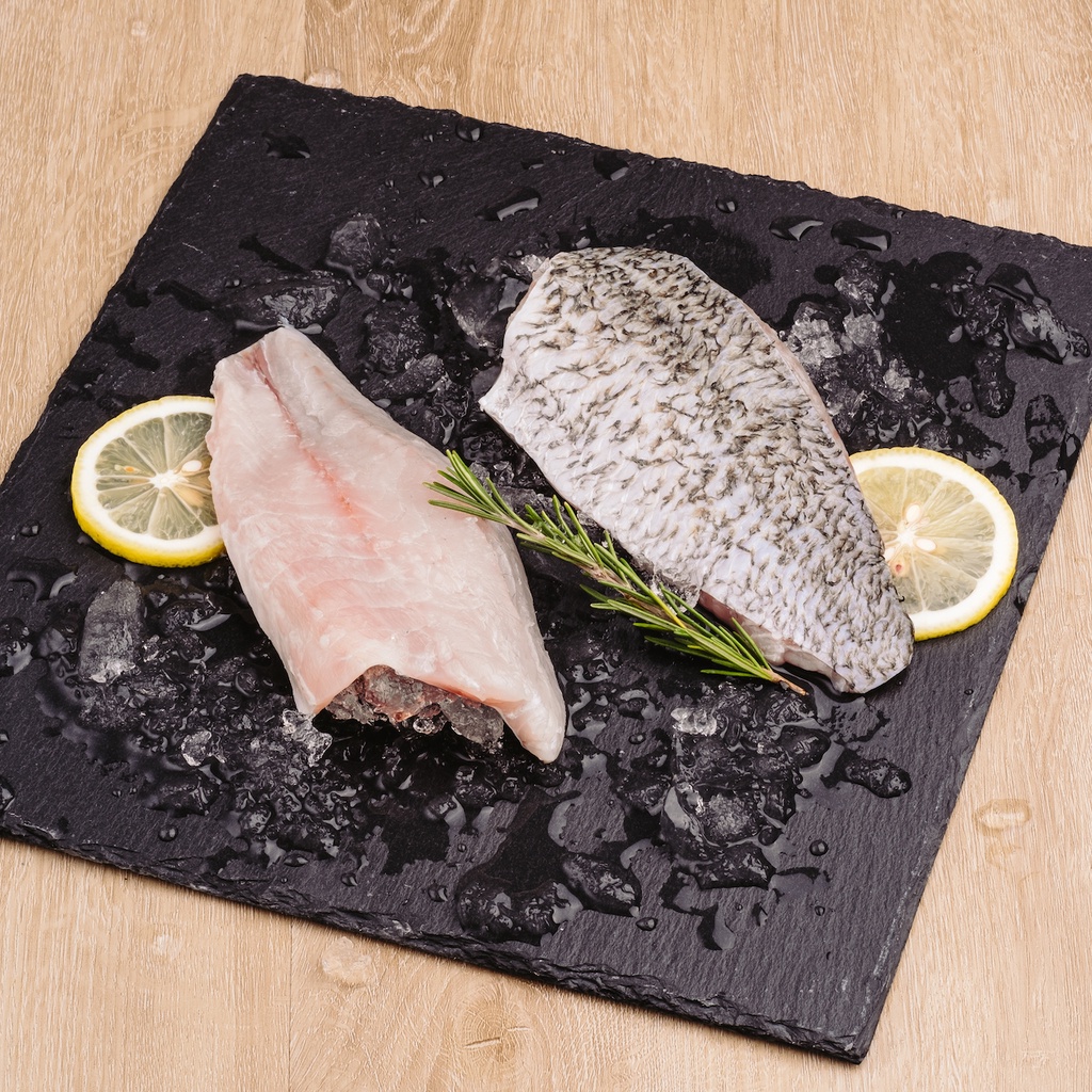 ปลากระพง เนื้อล้วน (Fillet Cut Sea Bass) 200 กรัม PITI SEAFOOD ปิติ