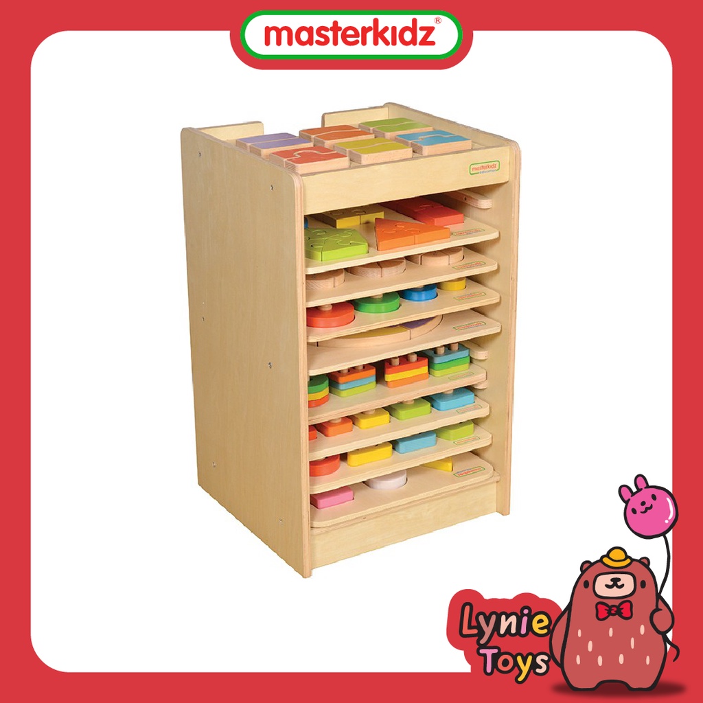 Masterkidz ชั้นเก็บของ ตู้เก็บของเล่นมหึมา Board Toy Storage Tower(10