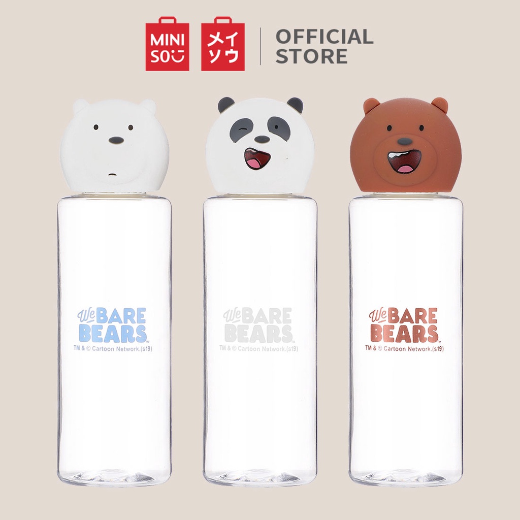 MINISO BEAUTY ขวดแบ่งครีม 4 ชิ้น We Bare Bears Travel Kit Shopee Thailand