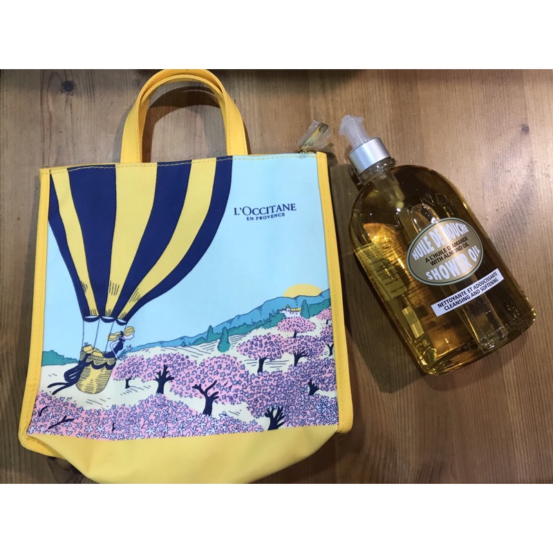 ️ของแท้ L'OCCITANE ALMOND SHOWER OIL 500ML แถมกระเป๋า ป้าย King Power Shopee Thailand
