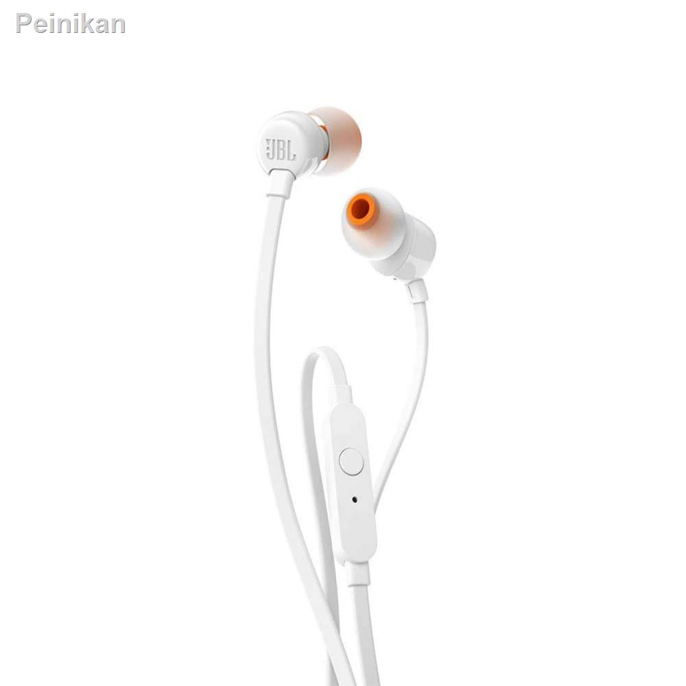 JBL InEar Headphones T110 WHT (MMH001629) หูฟังอุปกรณ Shopee Thailand