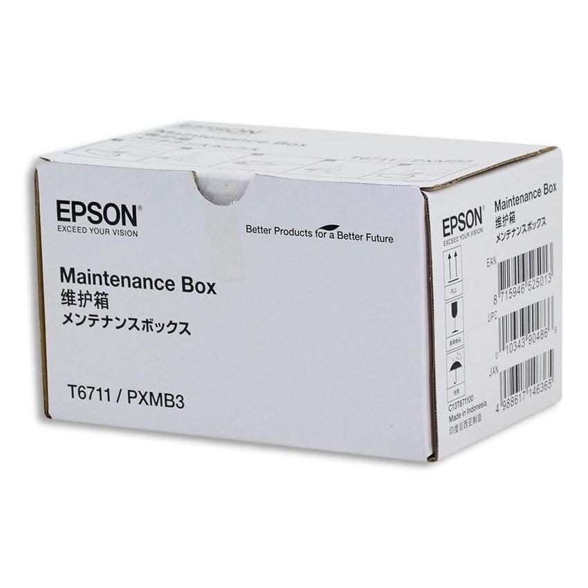Epson Maintenance Box ตลับซับหมึก ของแท้ (T6711) For L1455,WF3011, WF3521, WF7611, WF7111,WF