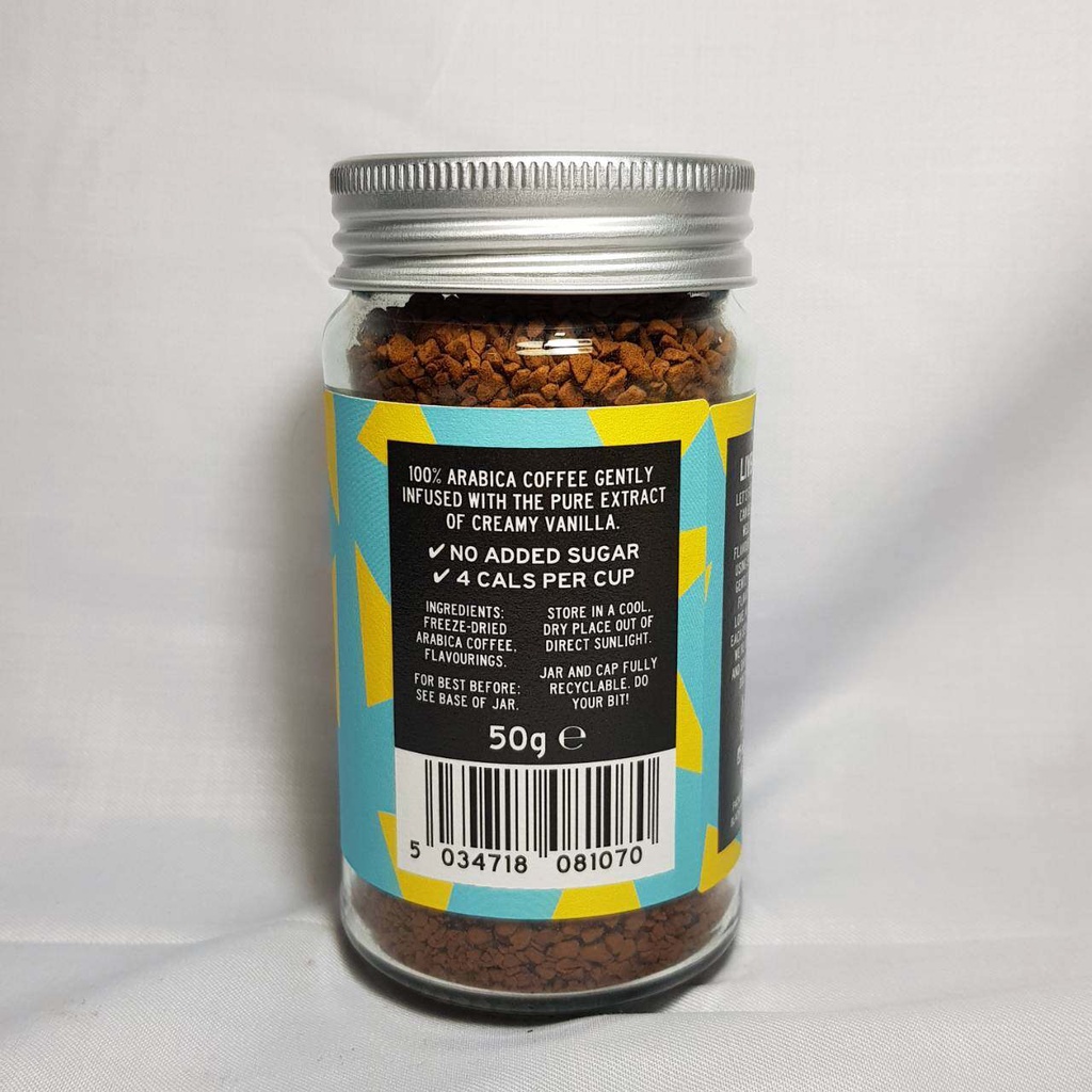 Little's French Vanilla Flavour infused Instant Coffee 50g ลิตเติ้ลส์ กาแฟสำเร็จรูปรสวานิลลา