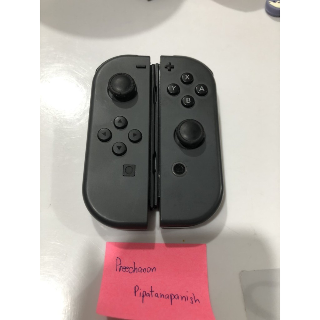 Nintendo Switch Joy Con Grey Controller Shopee Thailand