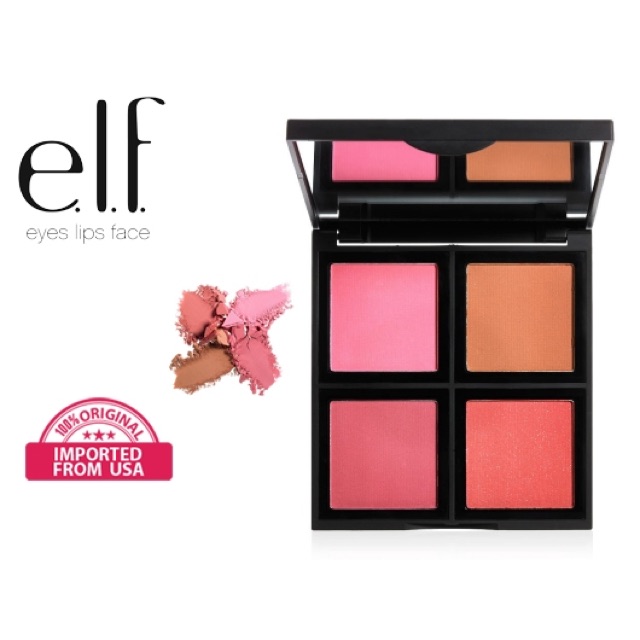 ELF Blush Palette พาเลทบรัชออน 4สี Shopee Thailand