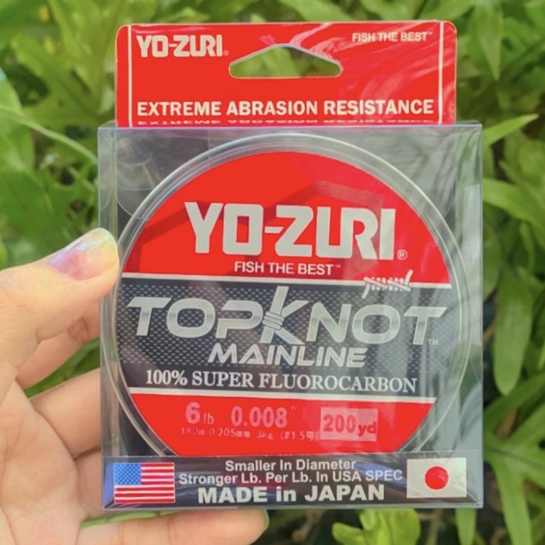 สาย YoZuri Topknot Fluorocarbon Leader Shopee Thailand
