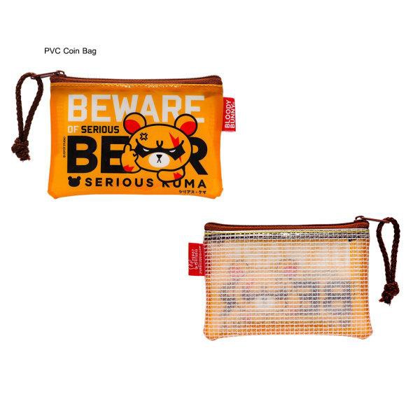 กระเป๋าใส่เหรียญ PVC Serious Kuma (Classic) Shopee Thailand