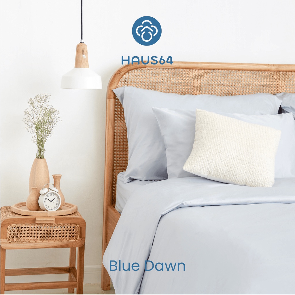 Haus64 ชุดผ้าปูที่นอน 6 ฟุต เซ็ต A,B,C,D ผ้าปูคอตตอน100% ทอ 800 เส้น