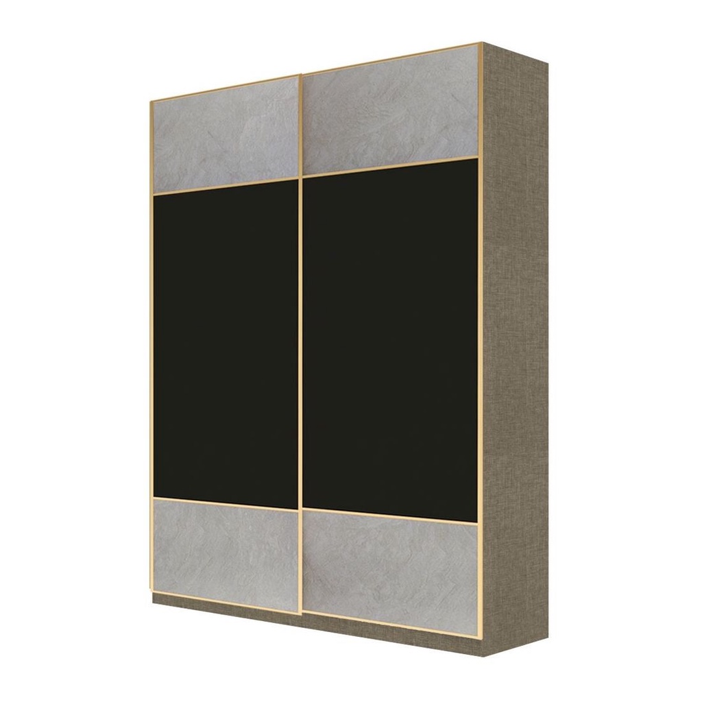 SB Design Square ตู้เสื้อผ้าบานเลื่อน รุ่น Wardrobe Prime สีขาว แบรนด์