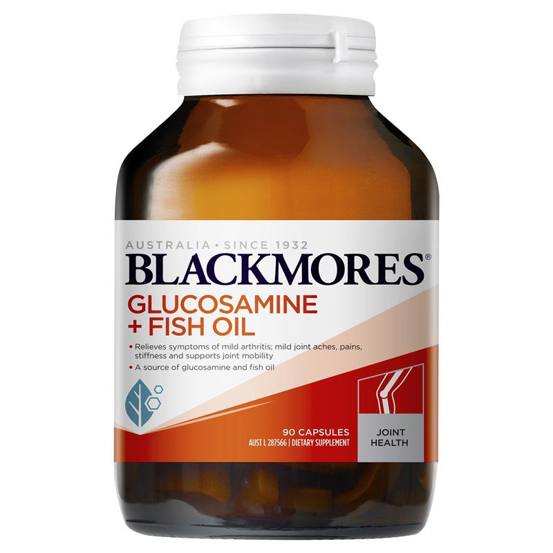Blackmores Glucosamine + Fish Oil 90 Capsules Shopee Thailand