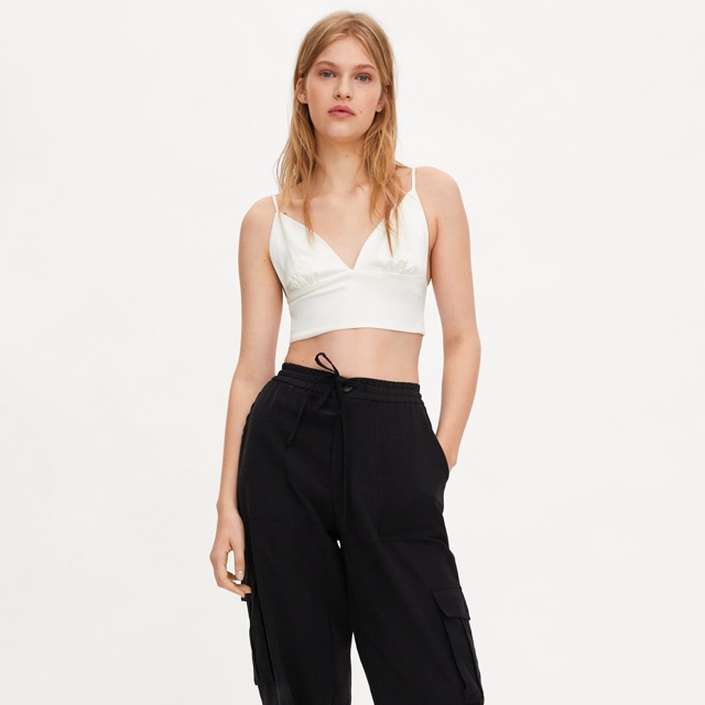 Crop Top Zara Shopee Thailand