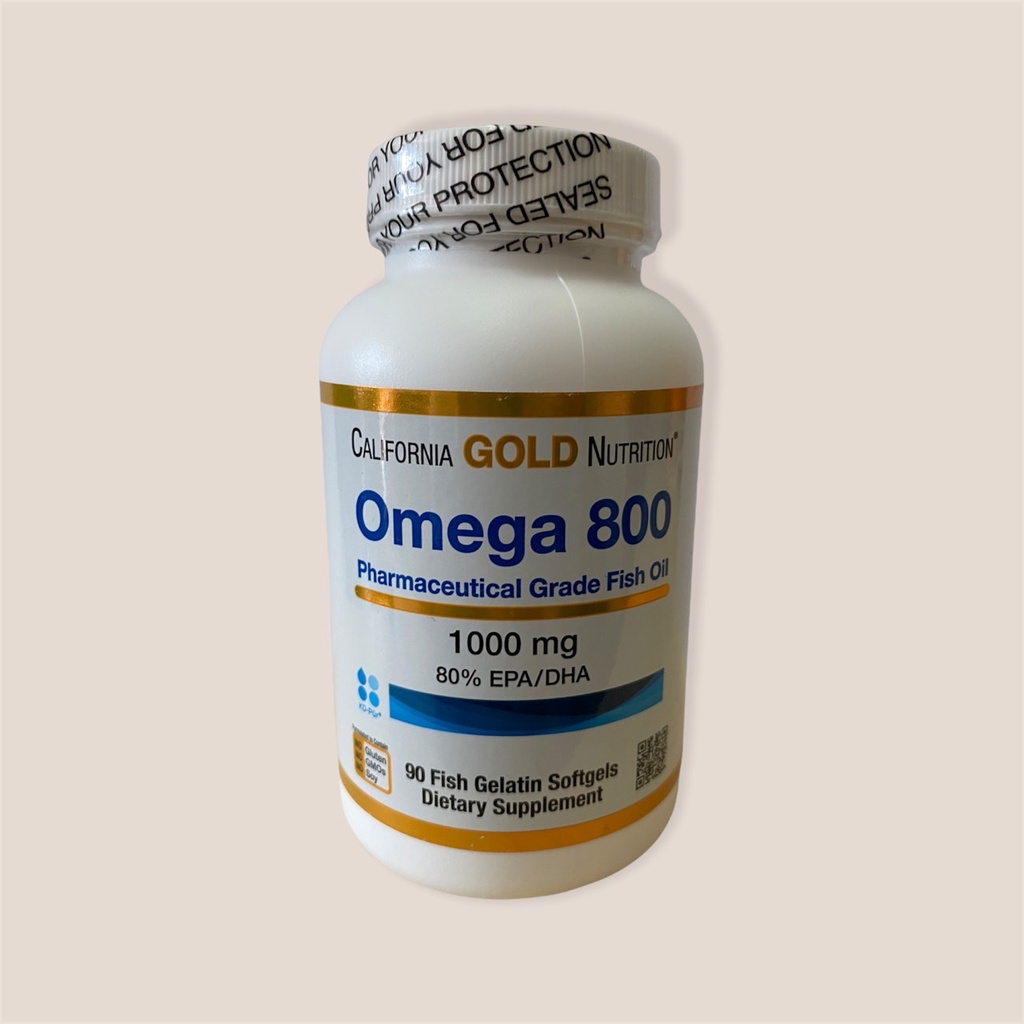 California Gold Nutrition, Omega 800 Pharmaceutical Grade Fish Oil, 80 EPA/DHA, Triglyceride
