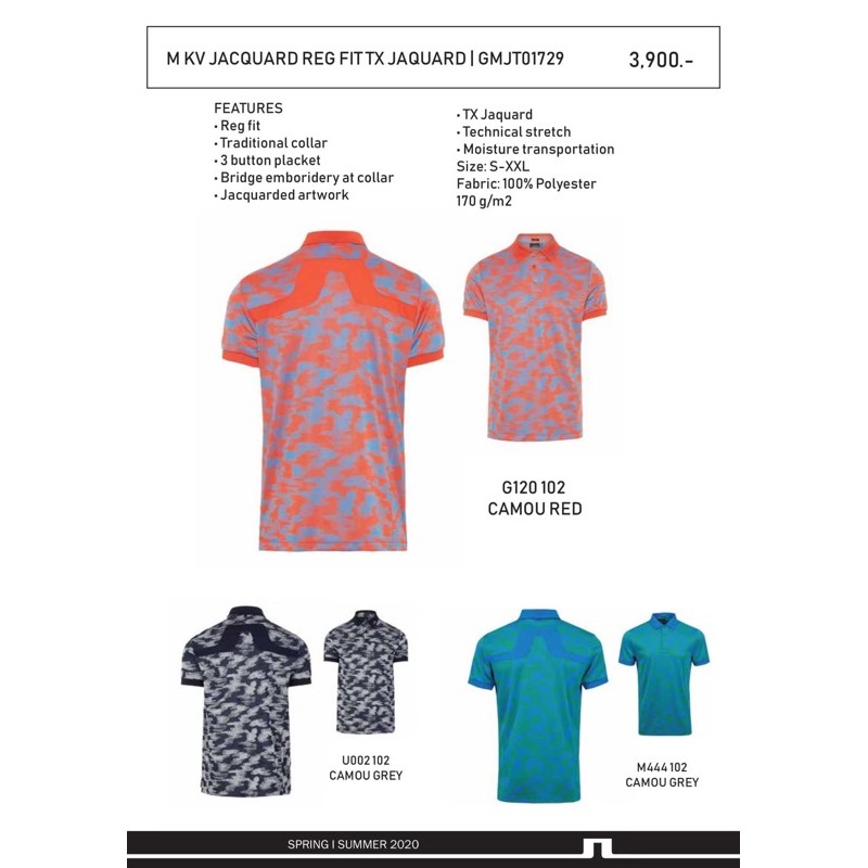 เสื้อผ้ากีฬากอล์ฟJ.lindeberg Shopee Thailand