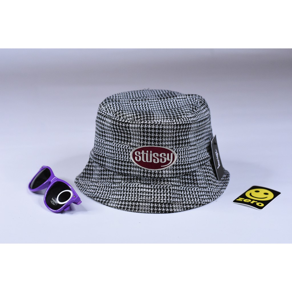 หมวกบักเก็ต สตูสซี่ Stussy Lola Plaid Knit Bucket Hat มี 2 สี พร้อมส่ง