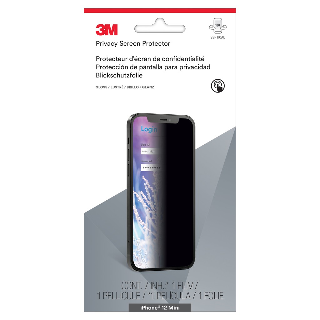 3M Privacy Screen Protector สำหรับ Apple iPhone 12 Mini [MPPAP020