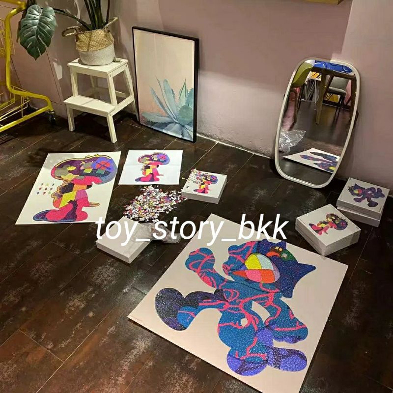 KAWS Jigsaw Puzzle 2021 (1,000 ชิ้น) Shopee Thailand