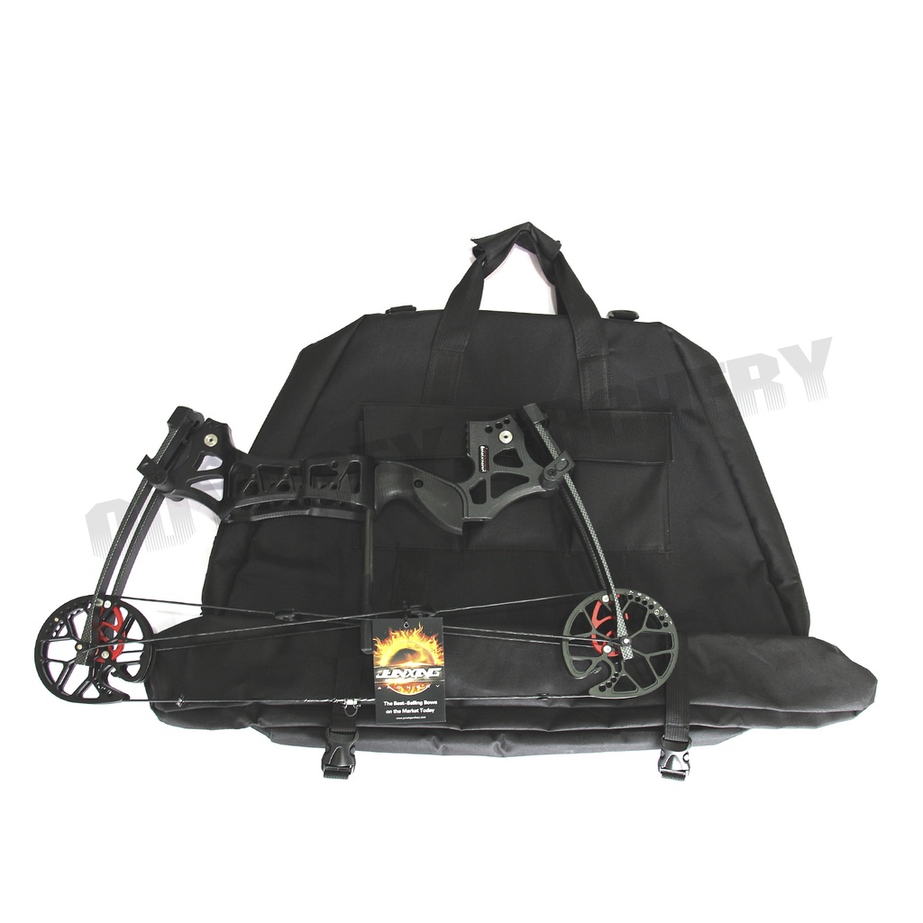 Archery Portable Compound Bow Bag with Quiver Handbag Triangle