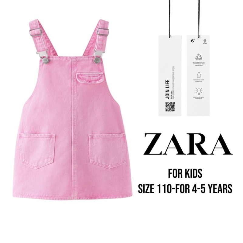 ZARA KIDS SIZE 110 สำหรับเด็ก 45 ขวบ ของแท้100 มือสอง สภาพใหม่