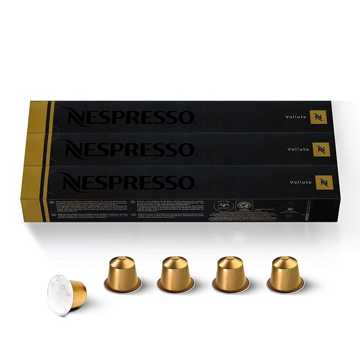 Nespresso Espresso & Lungo VOLLUTO Capsules Ground Coffee เนสเพรสโซ เอส