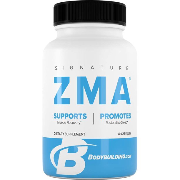 Bodybuilding Signature ZMA 90 Capsules Zinc, magnesium, and vitamin B6 Recovery วิตามิน strength