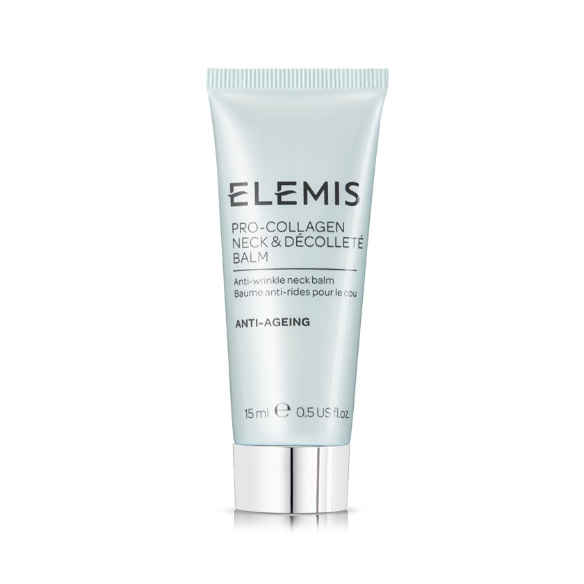 Travel size ELEMIS Pro Collagen Neck and Décolleté Balm 15ml บาล์ม