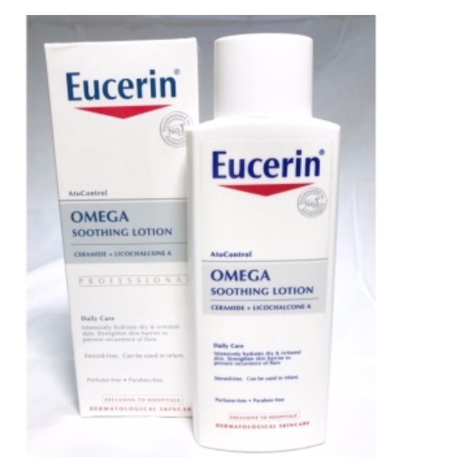 Eucerin OMEGA soothing lotion 250 mL Shopee Thailand